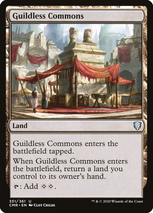 MTG Card Title: Guildless Commons CMR/351