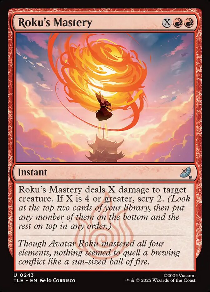 MTG Card Title: Roku's Mastery TLE/243