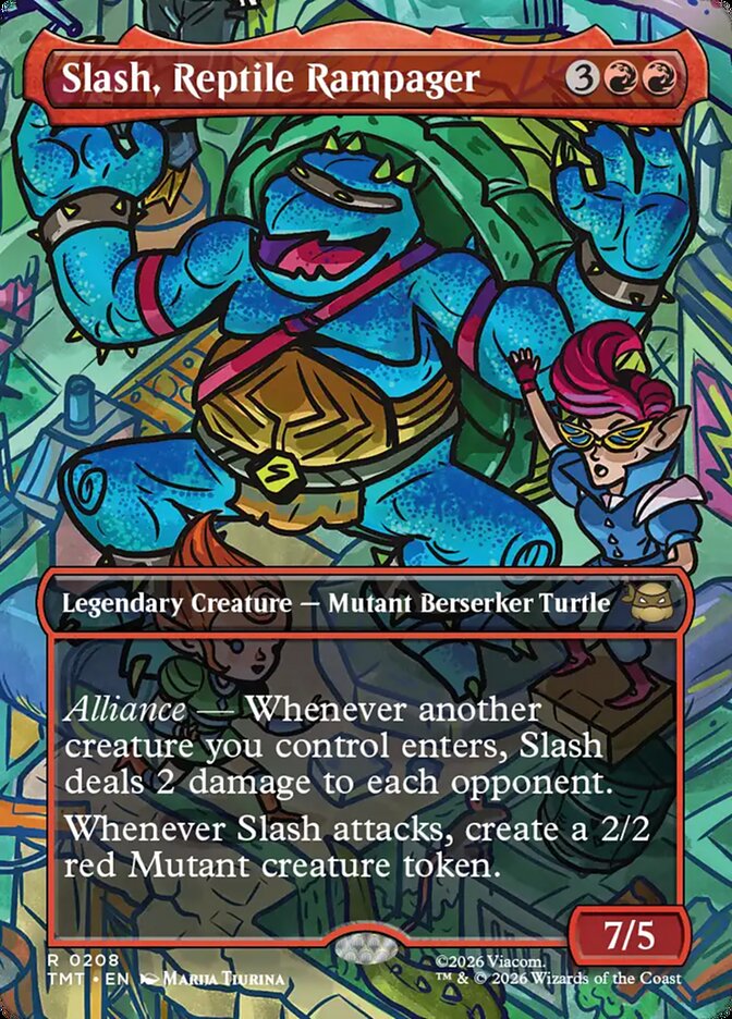 MTG Card Title: Slash, Reptile Rampager TMT/208