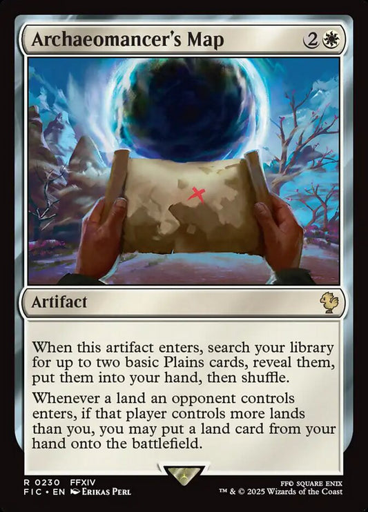 MTG Card Title: Archaeomancer's Map FIC/230