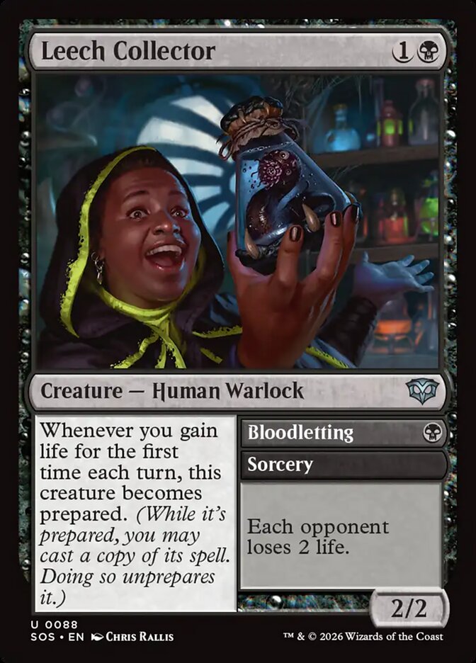 MTG Card Title: Leech Collector // Bloodletting SOS/88