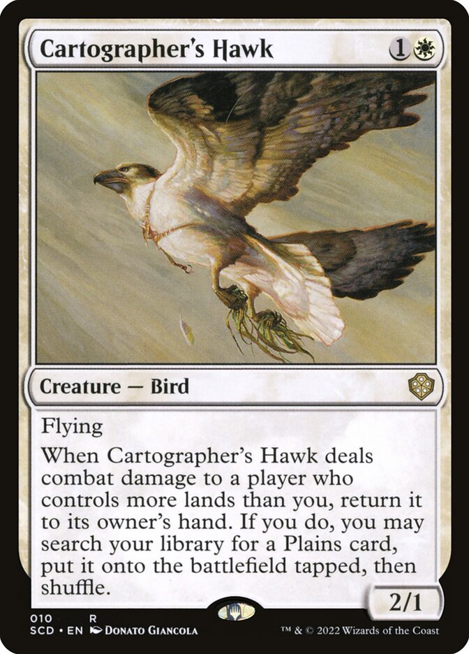 MTG Card Title: Cartographer's Hawk SCD/10