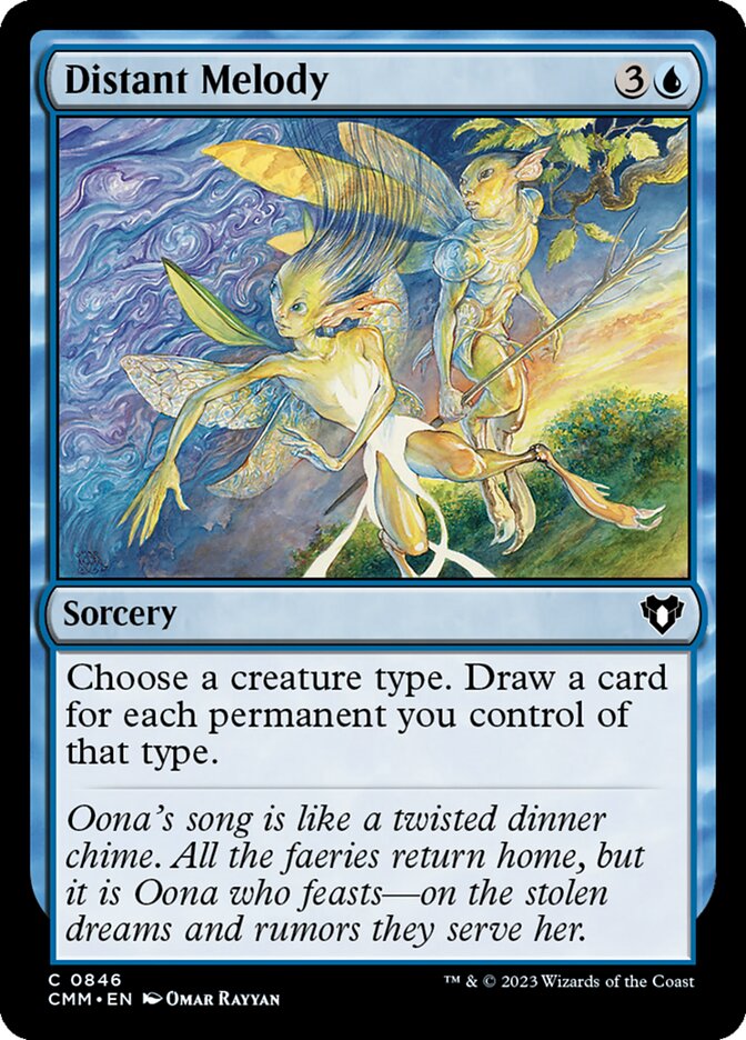 MTG Card Title: Distant Melody CMM/846