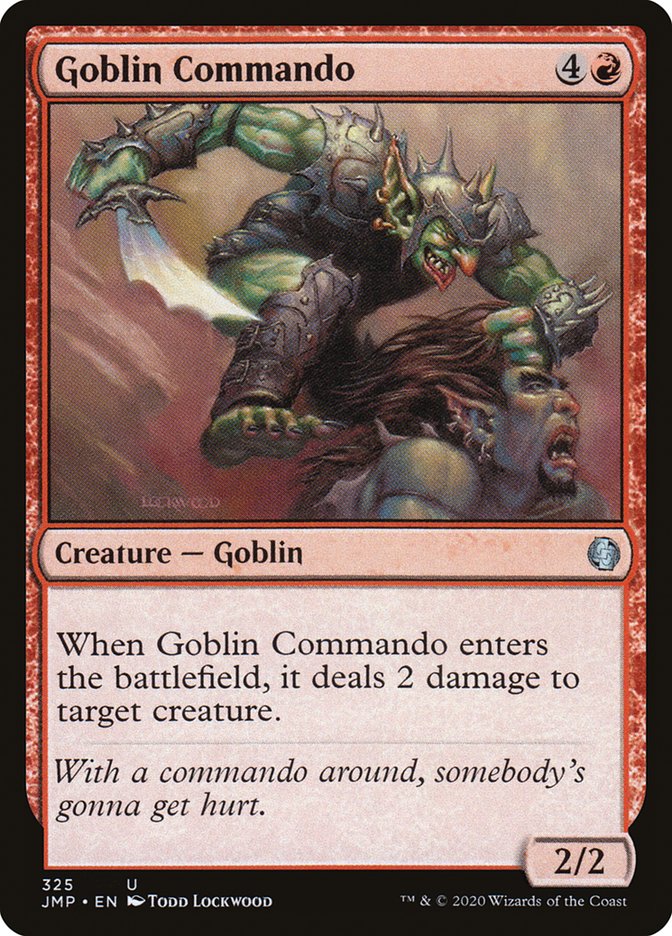 MTG Card Title: Goblin Commando JMP/325