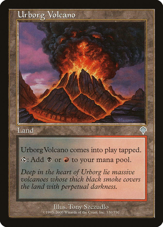 MTG Card Title: Urborg Volcano INV/330