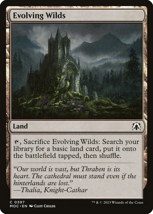 MTG Card Title: Evolving Wilds MOC/397