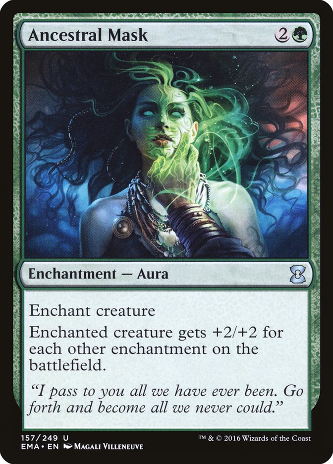 MTG Card Title: Ancestral Mask EMA/157