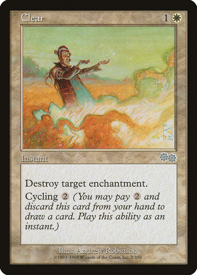 MTG Card Title: Clear USG/7