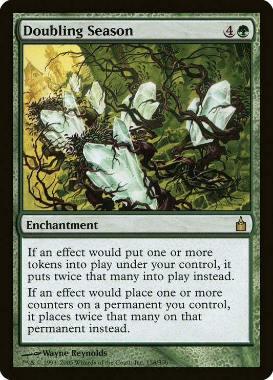 MTG Card Title: Doubling Season RAV/158
