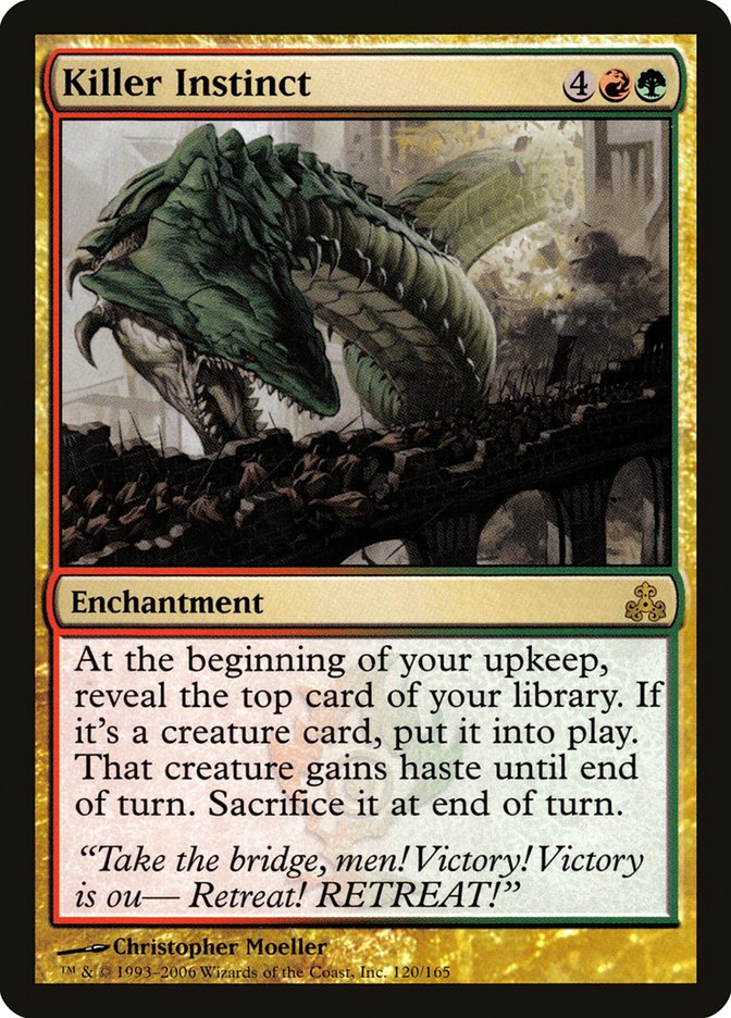MTG Card Title: Killer Instinct GPT/120