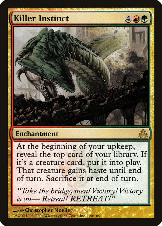 MTG Card Title: Killer Instinct GPT/120
