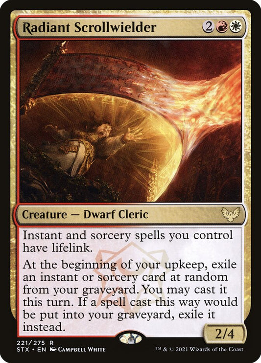MTG Card Title: Radiant Scrollwielder STX/221