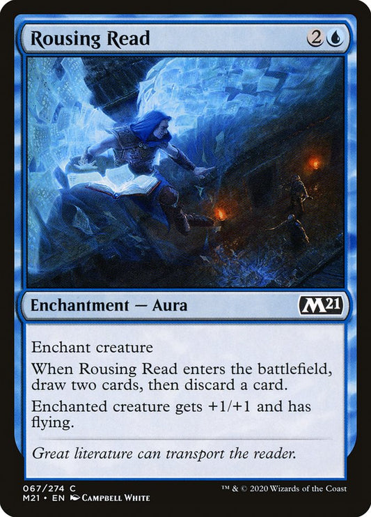 MTG Card Title: Rousing Read M21/67