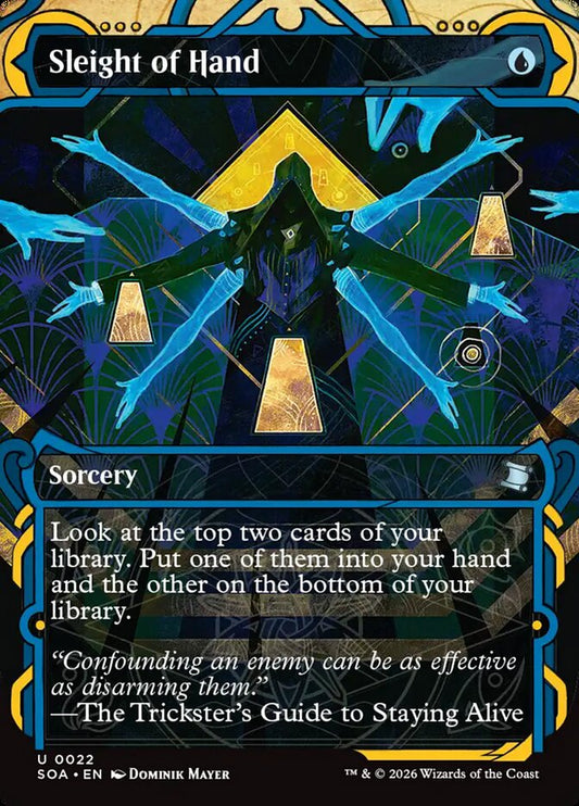 MTG Card Title: Sleight of Hand SOA/22