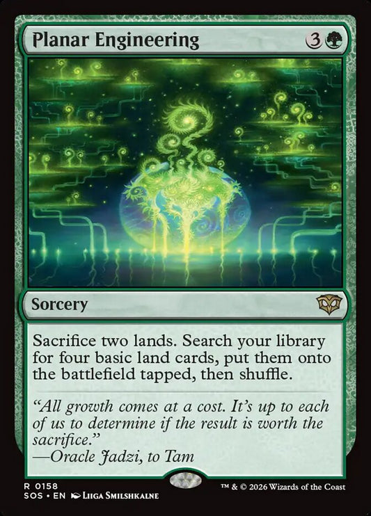 MTG Card Title: Planar Engineering SOS/158