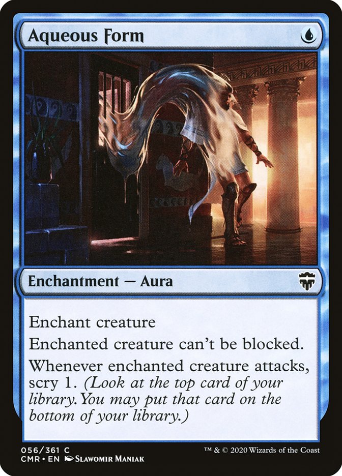 MTG Card Title: Aqueous Form CMR/56