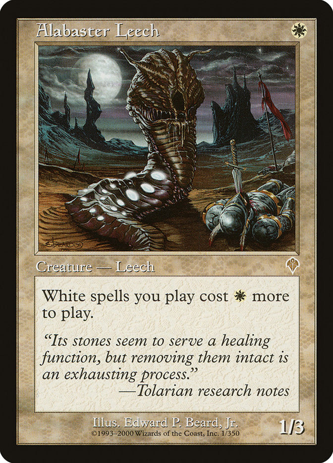 MTG Card Title: Alabaster Leech INV/1