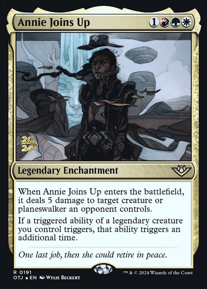 MTG Card Title: Annie Joins Up POTJ/191s