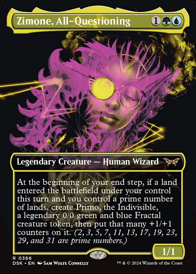 MTG Card Title: Zimone, All-Questioning DSK/366