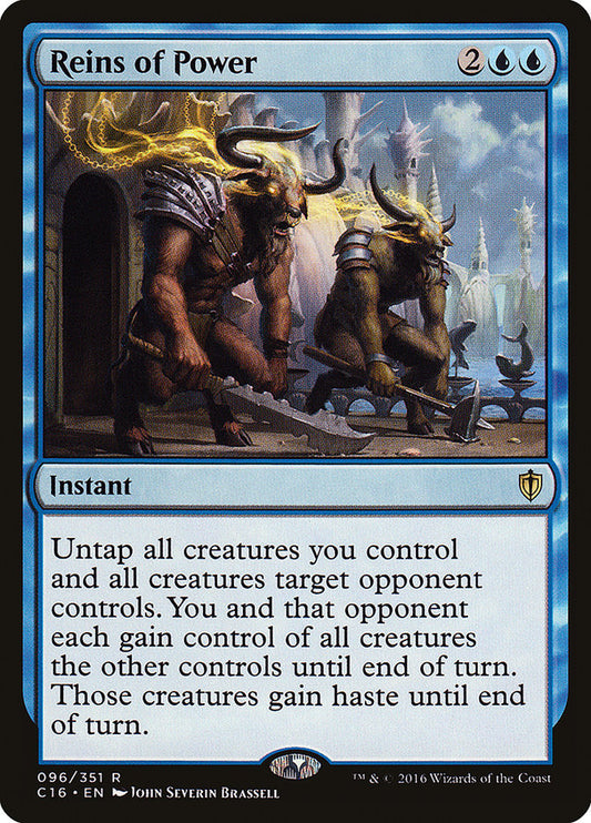 MTG Card Title: Reins of Power C16/96