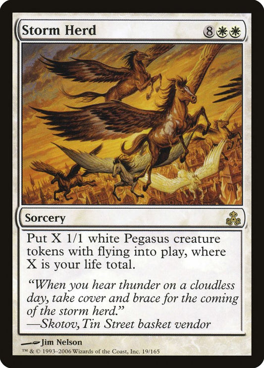 MTG Card Title: Storm Herd GPT/19