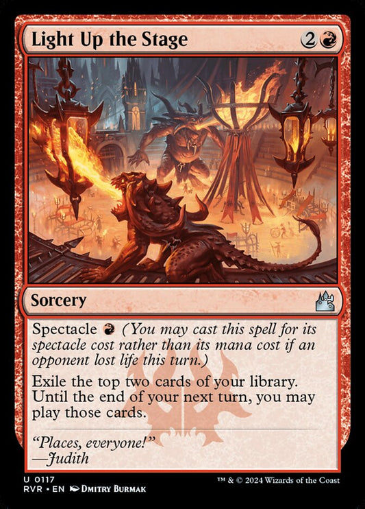 MTG Card Title: Light Up the Stage RVR/117