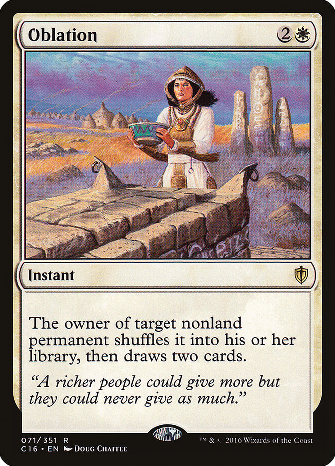 MTG Card Title: Oblation C16/71