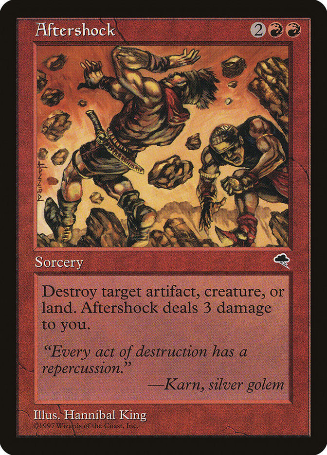 MTG Card Title: Aftershock TMP/160