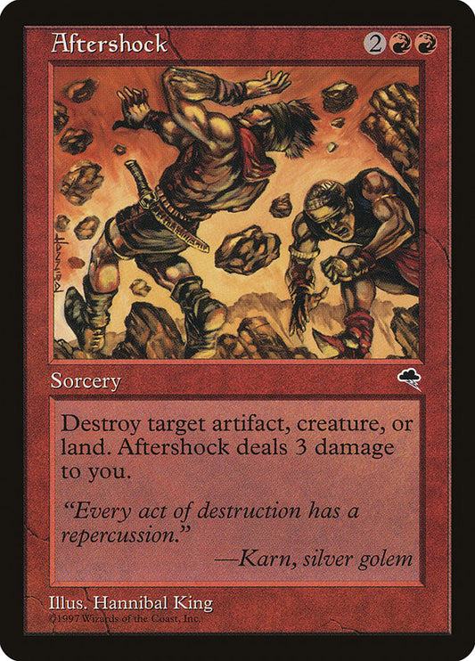 MTG Card Title: Aftershock TMP/160