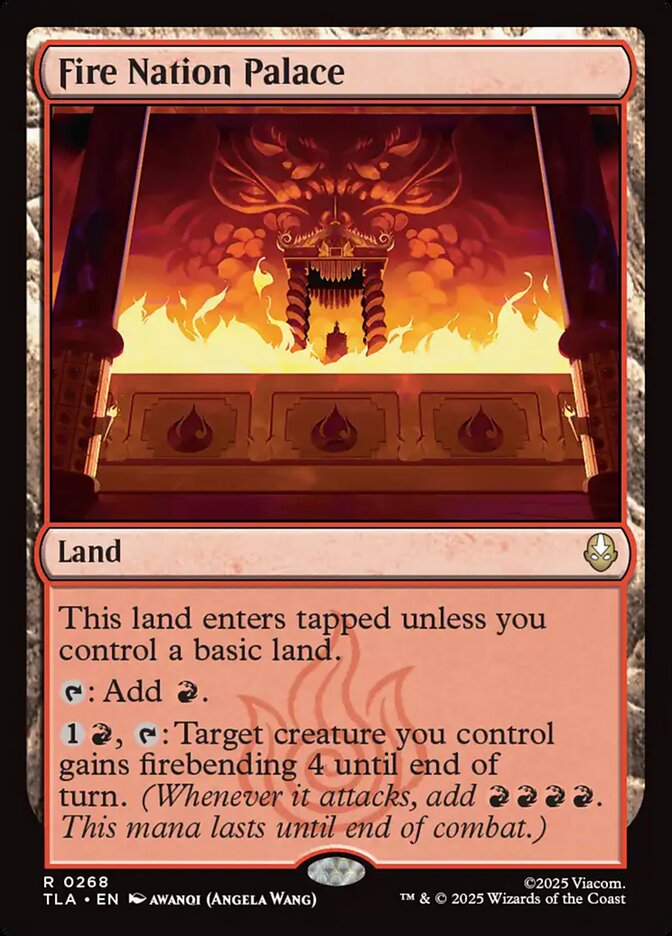 MTG Card Title: Fire Nation Palace TLA/268