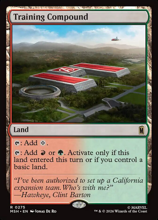 MTG Card Title: Training Compound MSH/275