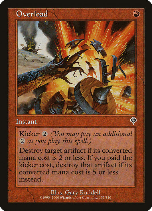 MTG Card Title: Overload INV/157