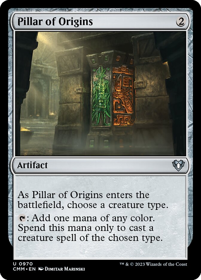 MTG Card Title: Pillar of Origins CMM/970