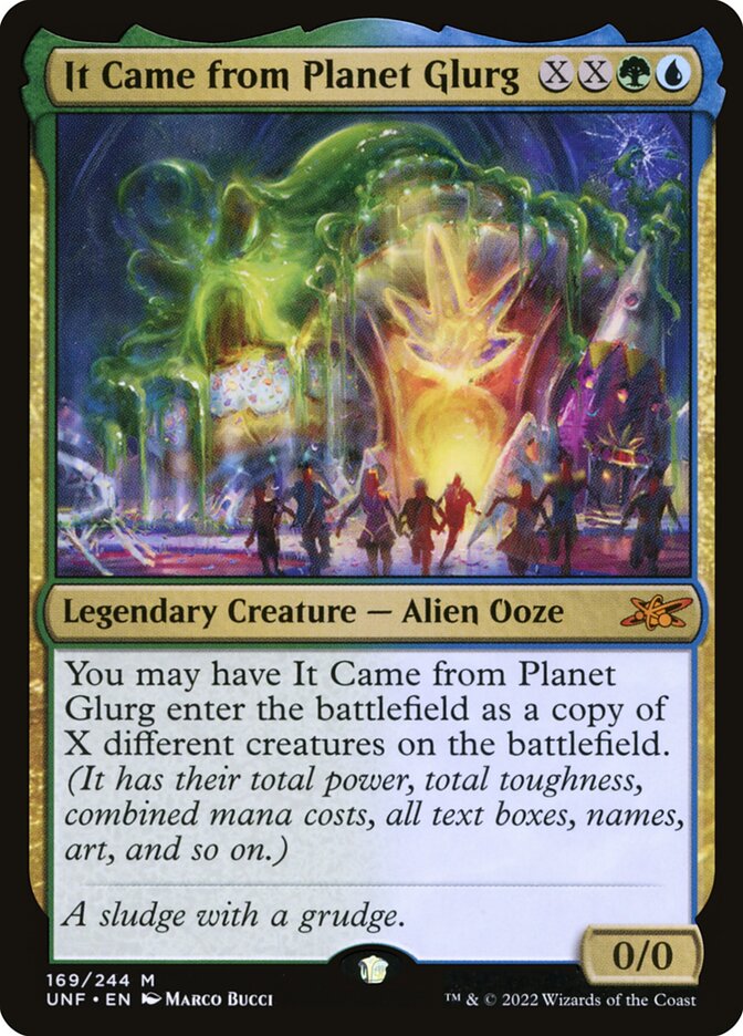 MTG Card Title: It Came from Planet Glurg UNF/169