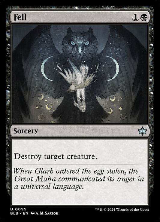 MTG Card Title: Fell BLB/95