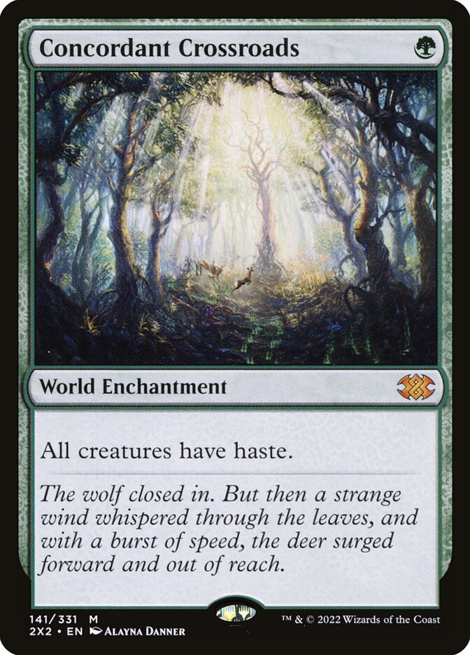 MTG Card Title: Concordant Crossroads 2X2/141