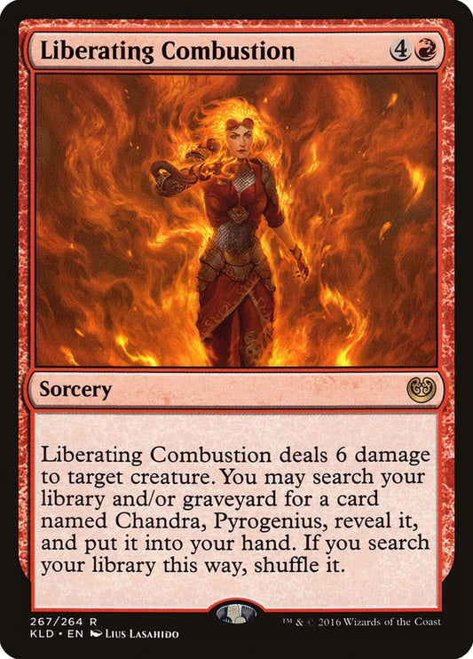 MTG Card Title: Liberating Combustion KLD/267