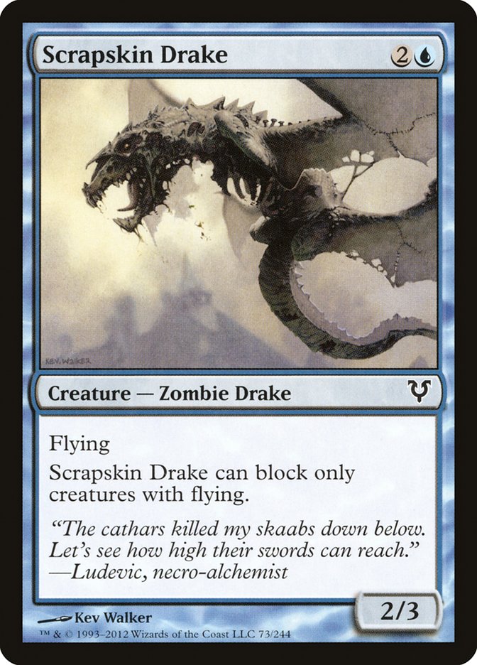 MTG Card Title: Scrapskin Drake AVR/73