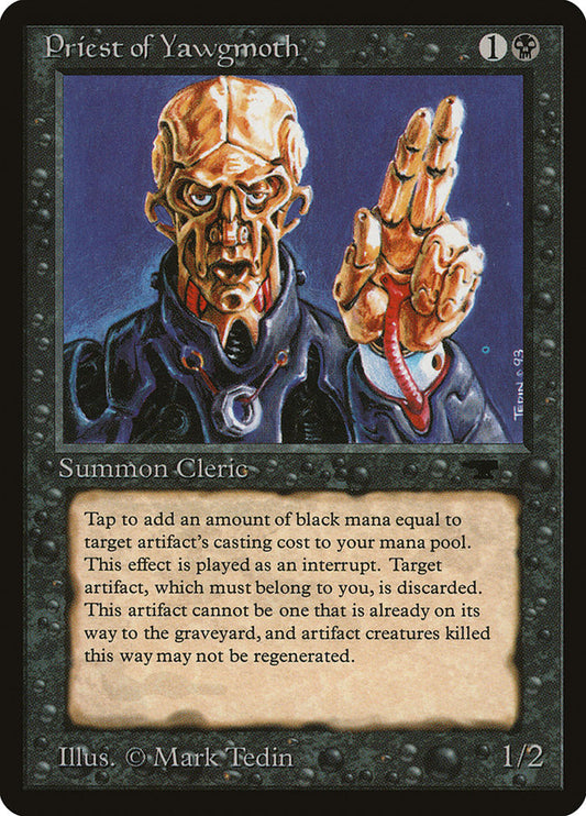 MTG Card Title: Priest of Yawgmoth ATQ/19