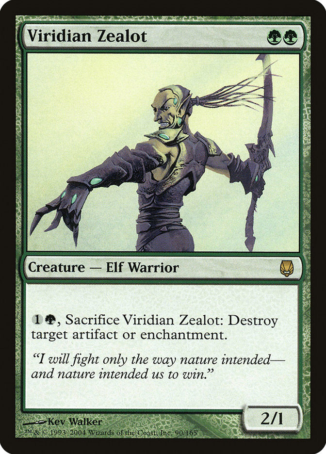 MTG Card Title: Viridian Zealot DST/90