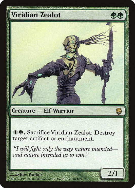 MTG Card Title: Viridian Zealot DST/90