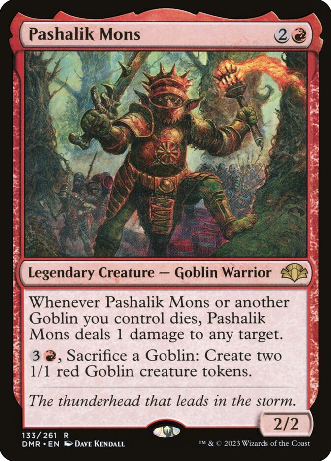 MTG Card Title: Pashalik Mons DMR/133