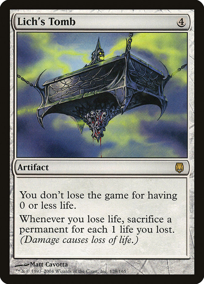MTG Card Title: Lich's Tomb DST/128