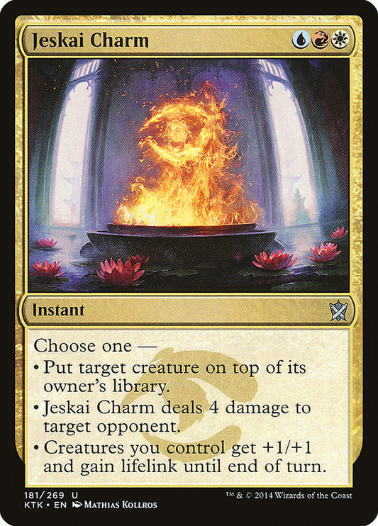 MTG Card Title: Jeskai Charm KTK/181