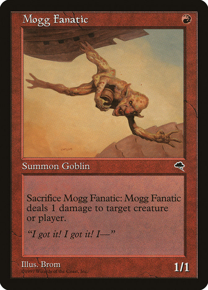 MTG Card Title: Mogg Fanatic TMP/190