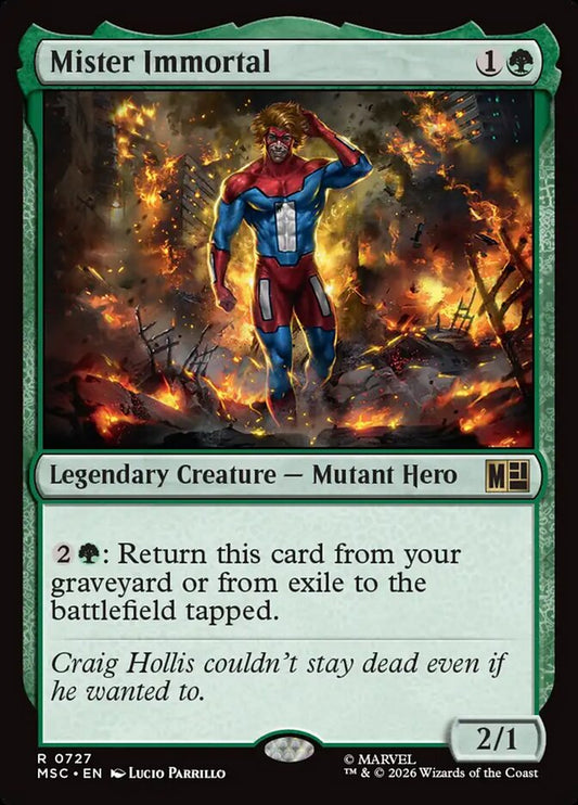 MTG Card Title: Mister Immortal MSC/727