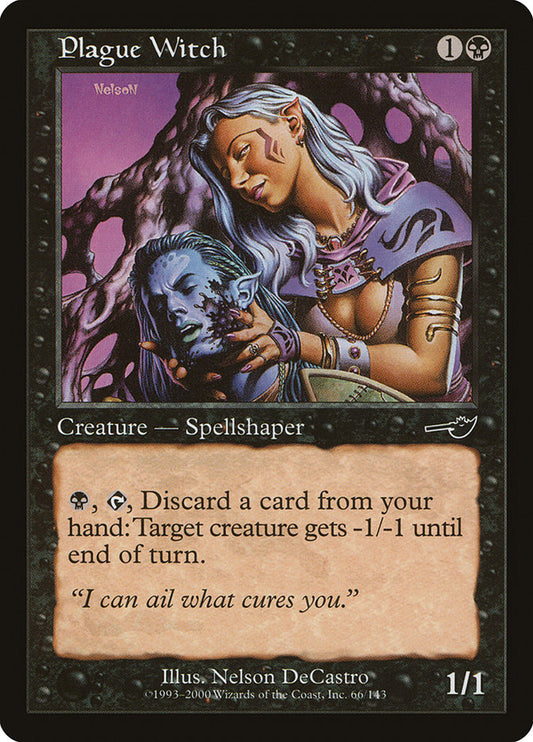 MTG Card Title: Plague Witch NEM/66