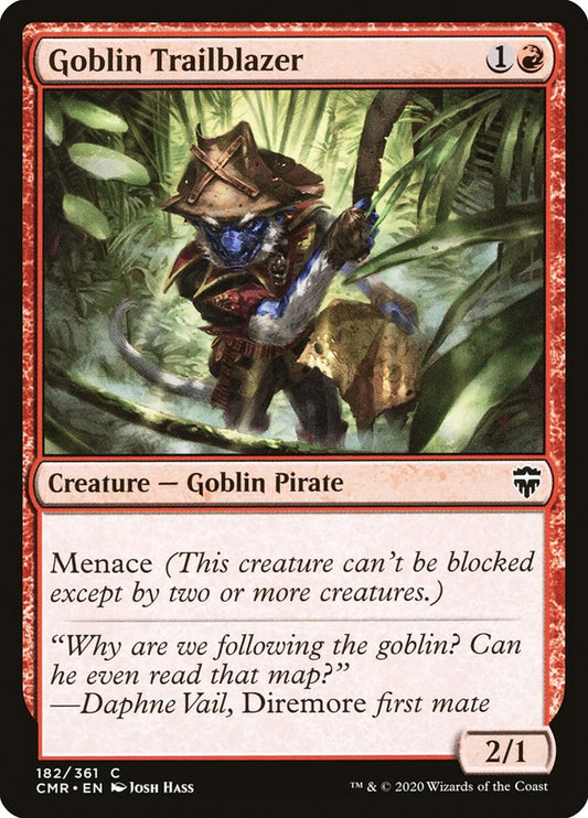 MTG Card Title: Goblin Trailblazer CMR/182