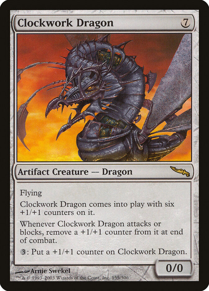 MTG Card Title: Clockwork Dragon MRD/155