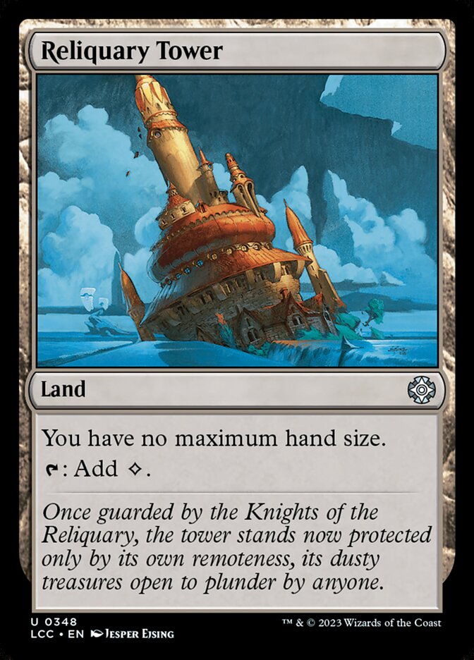 MTG Card Title: Reliquary Tower LCC/348